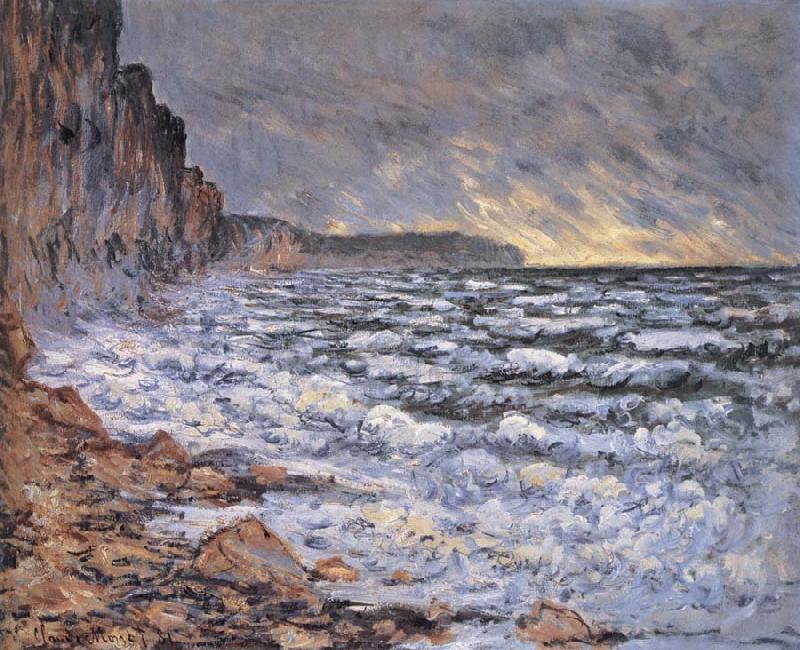 Claude Monet By the Sea at Fecamp France oil painting art